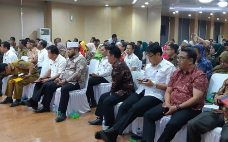 Rapat Koordinasi (Rakor) Kuota LPG 3 Kg di Badan Pengembangan Sumber Daya Manusia (BPSDM), Kementerian Energi Sumber Daya Mineral (ESDM) di Jakarta, Selasa (19/2/2019).