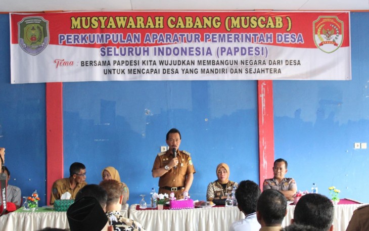 Bupati Bengkulu Tengah Dr. H. Ferry Ramli, SH, MH Hadir Dalam Muscab Perkumpulan Apratur Pemerintah Desa Seluruh Indonesia