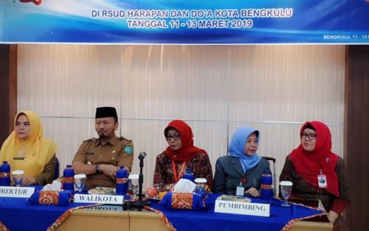 Sekretaris Daerah Kota Bengkulu Marjon Tampak Hadir Dalam Bimbingan Standar Nasional Akreditasi Rumah Sakit 
