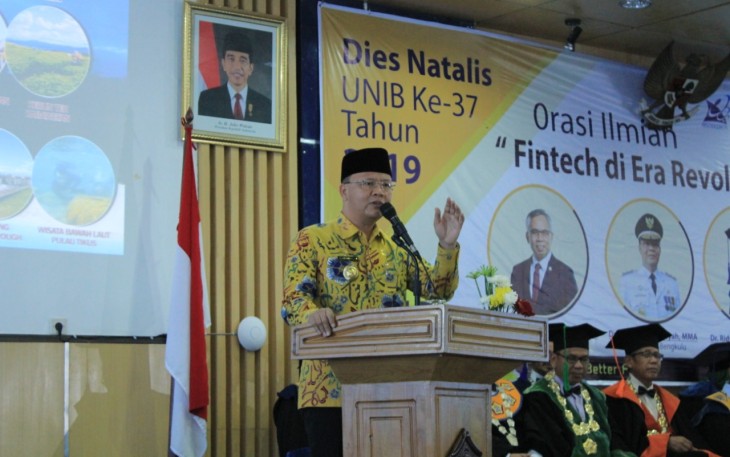 Gubernur Bengkulu Rohidin Mersyah 