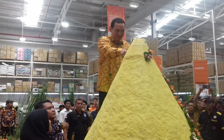 Komisaris Utama PT Berkarya Makmur Sejahtera Hoetomo Mandala Putra Dalam Grand Opening GORO 