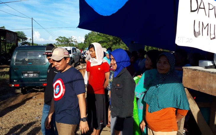 Wakil Wali Kota Bengkulu Dedy Wahyudi Tinjau Lokasi Banjir 
