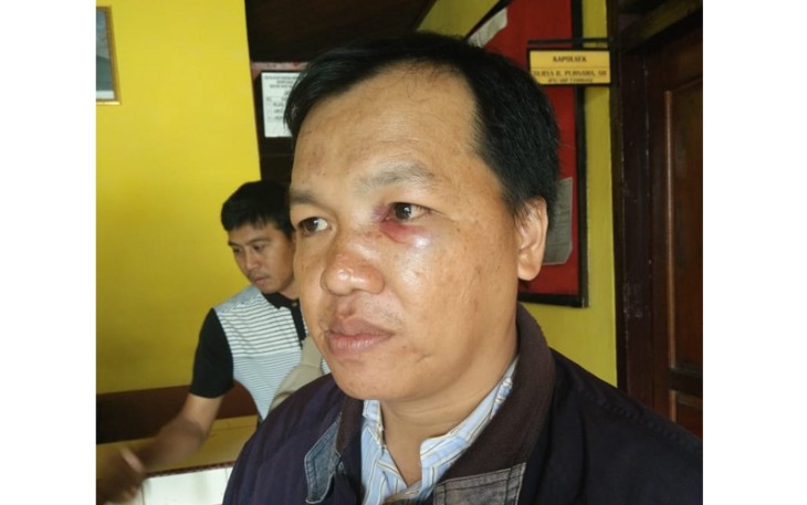 Aprin Taskan Yanto Jurnalis Korban Penganiayaan 
