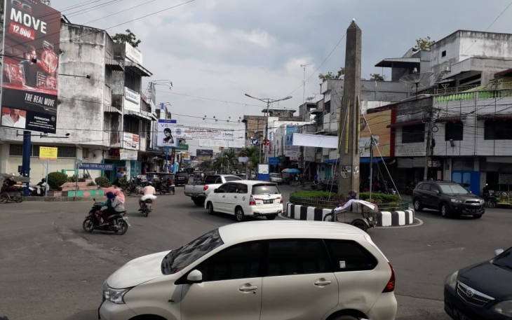 H-5 Lebaran, Peningkatan Volume Kendaraan di Pusat Kota Kisaran Mulai Terlihat