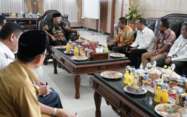 Gubernur Bengkulu Rohidin Mersyah Terima Kunjungan Tim Direktur Komersial IPC Pusat PT Pathway dan Tim BPKP Pusat