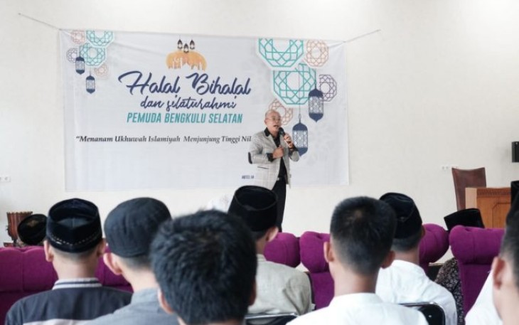 Bupati Bengkulu Selatan Gusnan Mulyadi Dalam Acara Halal Bi Halal 