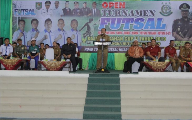 Kejari Asahan Gelar Open Turnamen Futsal Cup II