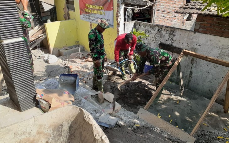 ''TMMD Juga Membuat Penambahan Jamban di Kades DS Kalikondang"