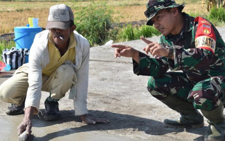 TMMD ke 105 Bangun Infrastruktur dan Karakter Masyarakat