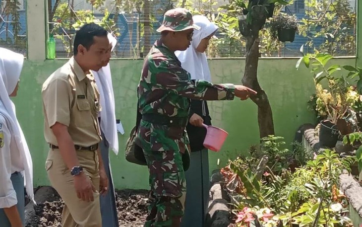 Dansatgas TMMD Kodim Demak Sebarkan Virus Peduli Lingkungan
