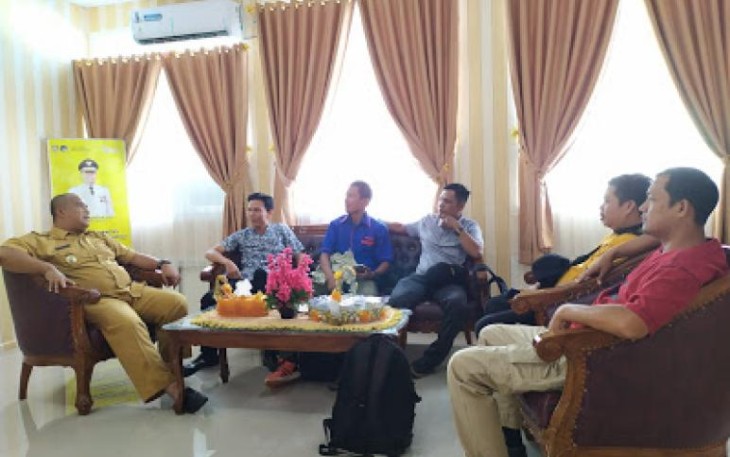 Audiensi Pengurus AMBO Dengan Kepala Dinas Kominfotik Provinsi Bengkulu 