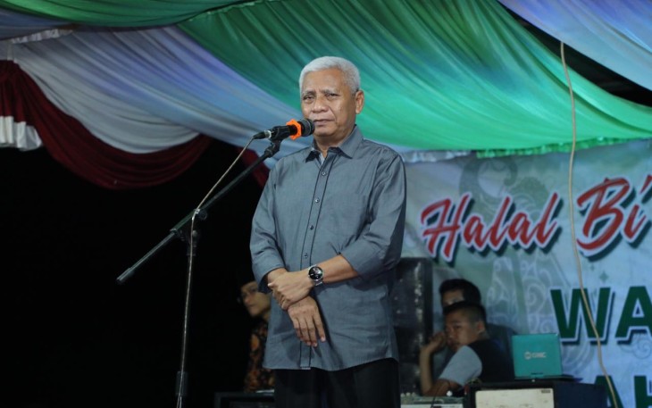Plt Bupati Asahan Halal Bi Halal Bersama Etnis Jawa di Desa Pulo Bandring