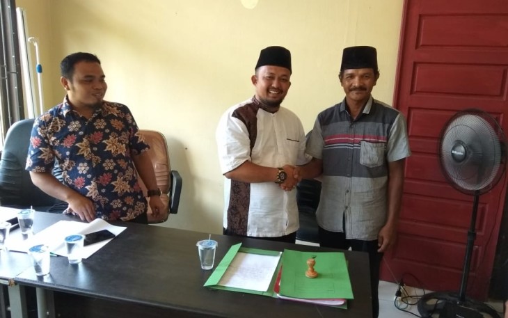 Serah Terima Jabatan RT RW di Desa Tanjung Rambutan