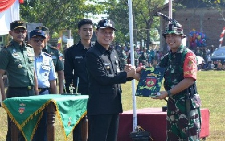Wakil Bupati Tegal Resmi Serahkan Notulen TMMD Tandai Dilaksanakannya Pembangunan Desa Jatimulya