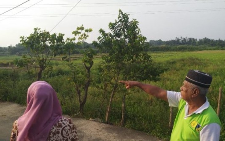 Rusli Ketua RT 08 Yang Akan Menghibahkan Tanahnya Untuk Pembangunan SDN 62 