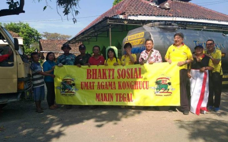 Peduli Desa Jatimulya Yayasan MAKIN Tegal berikan 70.000 liter Air Bersih