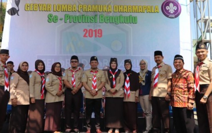 Wakil Wali Kota Bengkulu Dedy Wahyudi Foto Bersama 