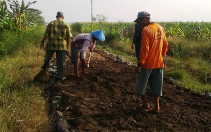 Satgas TMMD Tegal Kejar pengerjaan Makadam