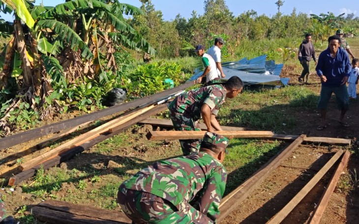 Desa Cinta Makmur Soliditas TNI Dengan Masyarakat Terjalin Erat