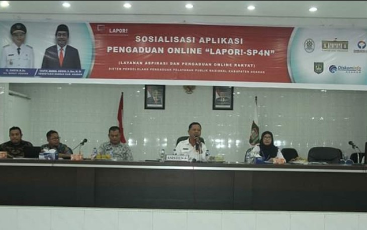 Pemkab Asahan Sosialisasi Aplikasi LAPOR-SP4N