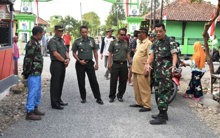 Tim Asistensi Kodam IV Tinjau Lokasi TMMD Tegal