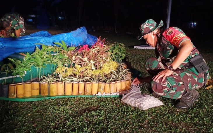 Wadan Satgas TMMD Ke-105 Kodim 0209/LB Pantau Persiapan Penutupan TMMD