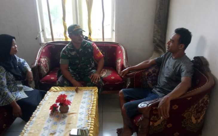Babinsa Koramil12/LP Turut Mendata Calon Aseptor KB