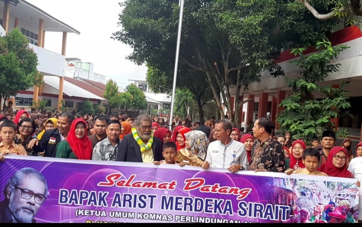 Kunjungan Ketua Komnas PA di Labuhanbatu