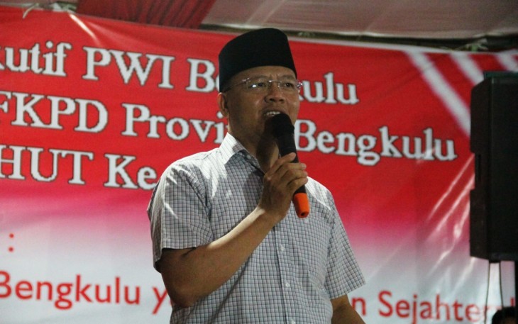 Gubernur Bengkulu Rohidin Mersyah  