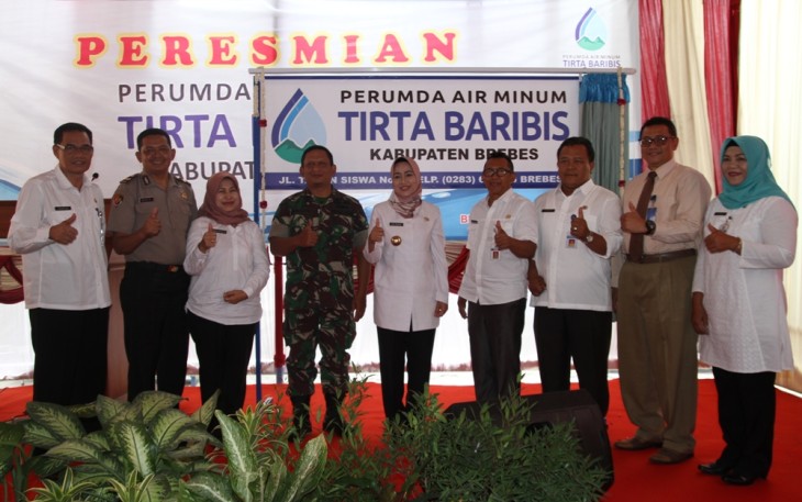 Bupati Brebes Resmikan Nama Perumda