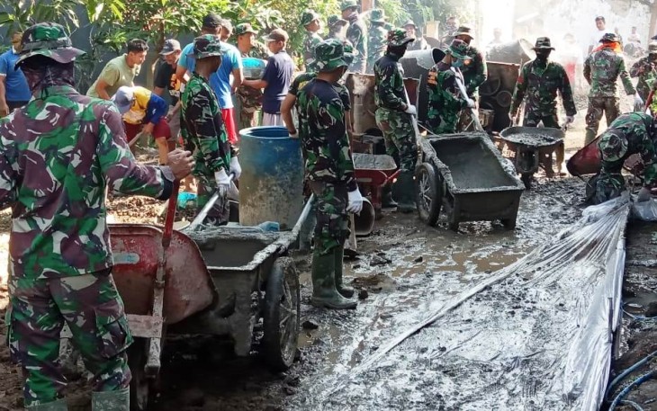 Satgas TMMD Reguler ke 105 Kodim 0716 Demak 