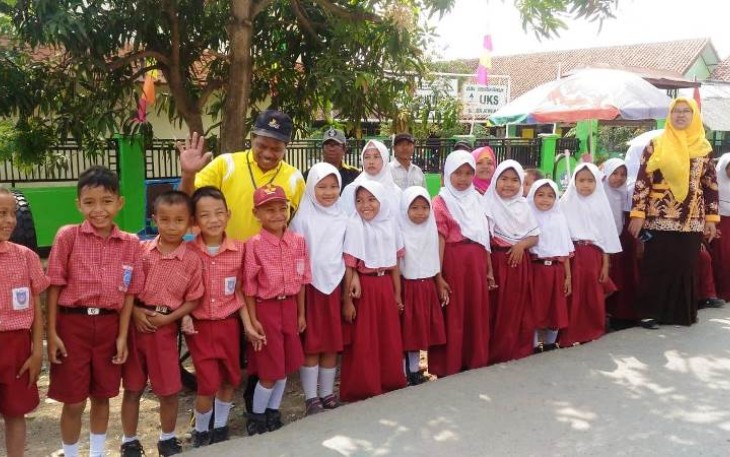 Sektor Pendidikan Dukung  TMMD Tegal