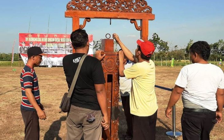 Kulkul Disiapkan Untuk Simbolis Penutupan TMMD Reguler Tegal