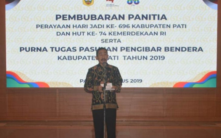 Bupati Pati mengapreisiasi panitia dalam pelaksanaan HUT Pati dan HUT RI 2019