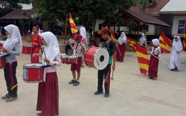 Siswa SDN 02 Kecamatan Rantau Utara 