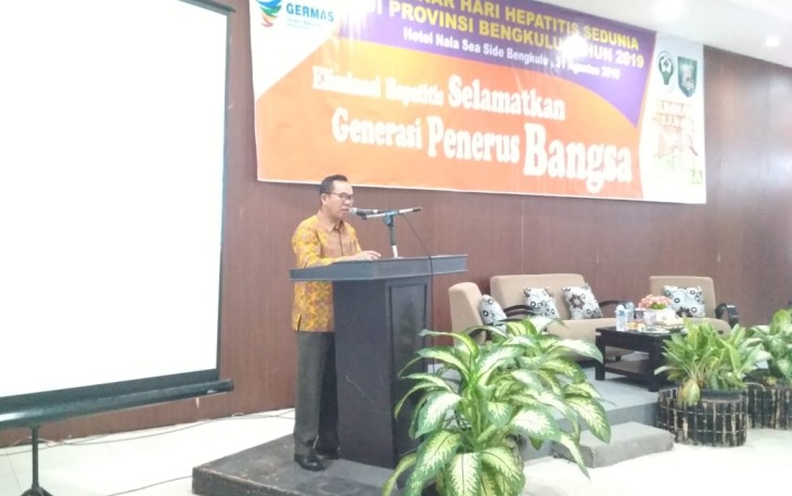Sekretaris Dinas Kesehatan Provionsi Azhar Beri Kata Sambutan Sekaligus Buka Acara Seminar 