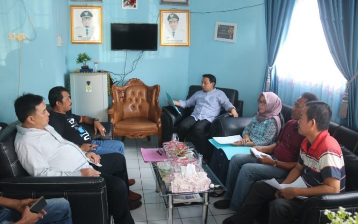 Wakil Wali Kota Bengkulu Dedy Wahyudi Sidak di Disperindag Kota Bengkulu 