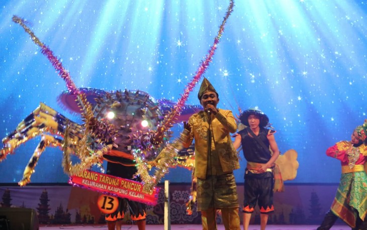Penyu dan Buaya serta Singa Hiasi Pagelaran Lomba Ikan-Ikan Festival Tabut 2019