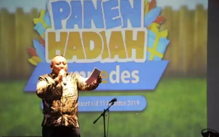 Wali Kota Tegal Saat Pengundian Simpedes Periode I tahun 2019
