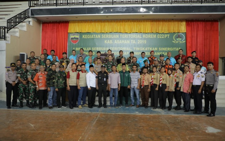 Korem 022/PT Gelar Kegiatan Serbuan Teritorial di Gedung Serbaguna Kisaran