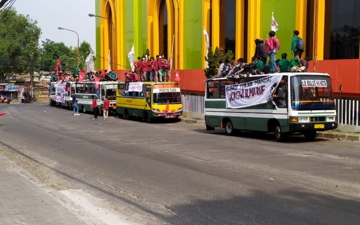 Dandim 0506 Tangerang Pantau Keberangkatan Massa IMM di Ciputat