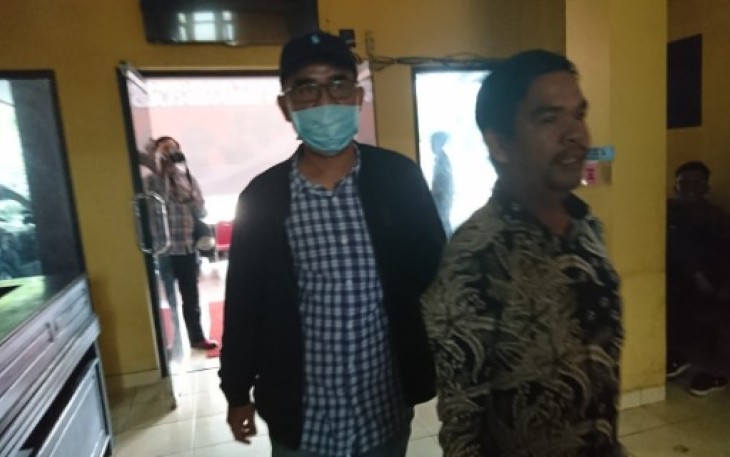 Tersangka Riko Khadafi ditahan di Polda Bengkulu