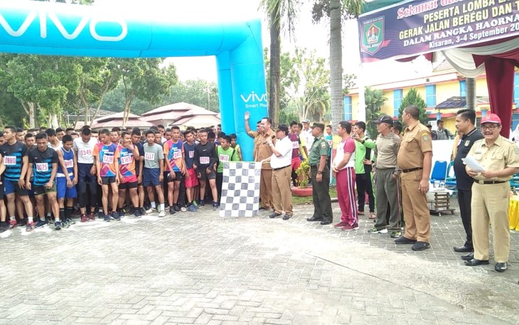 Asisten II Pemkab Asahan Lepas Lomba Lari 5K Untuk Kalangan Pelajar SMA