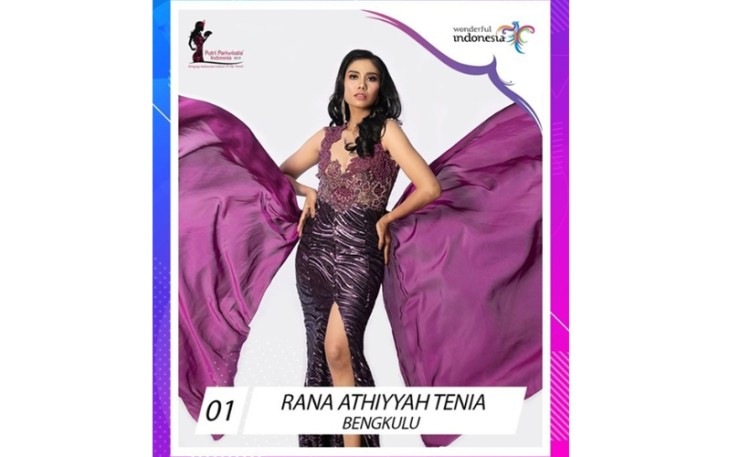 Rana Athiyah Tenia Putri Pariwisata Provinsi Bengkulu 