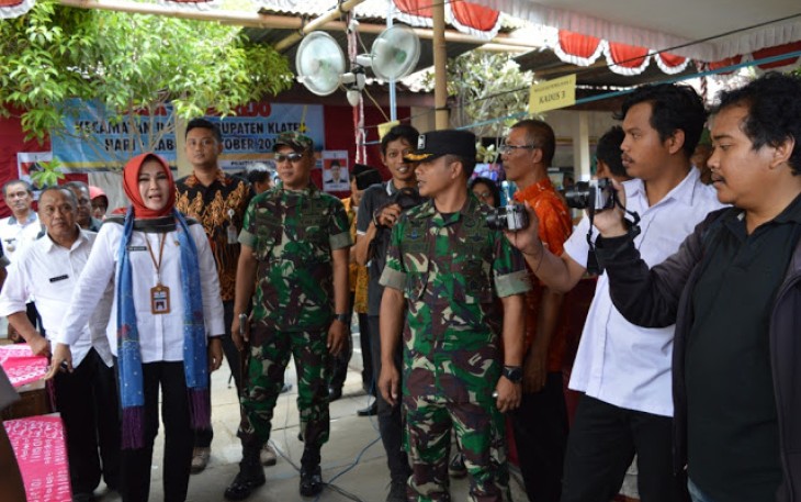 Bupati Beserta Forkopimda Klaten Pantau Pelaksanaan Pilkades