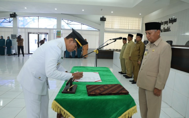 45 Pejabat Administrator dan Pengawas Dilantik Bupati Asahan