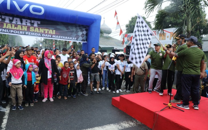 Kodim 0208 Asahan Gelar Jalan Santai
