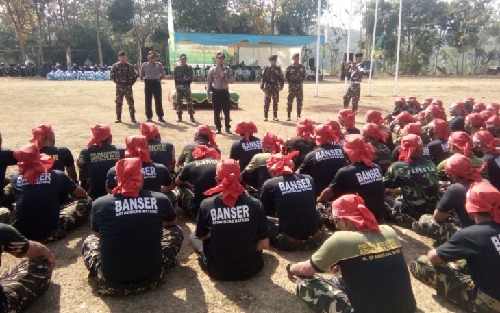 Kapolsek Limpung Rangkul Banser Perangi Paham Radikalisme