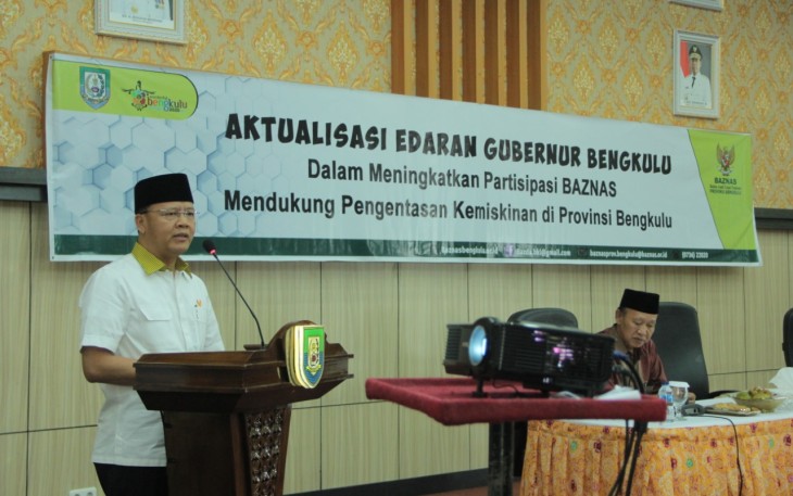 Gubernur Bengkulu Rohidin Mersyah  