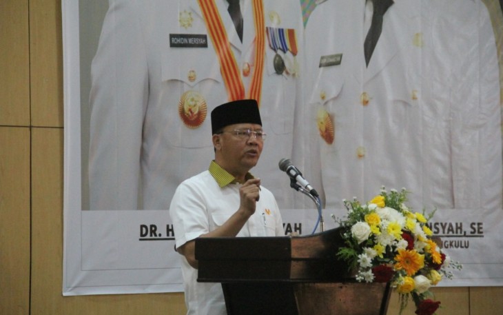 Gubernur Bengkulu Rohidin Mersyah Dalam Rakor Kepegawaian se Provinsi Bengkulu